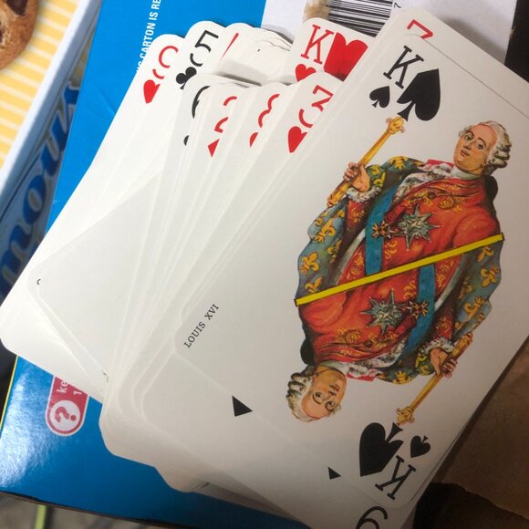 c1970 vtg Grimaud Versailles Playing Cards COMPLETE Louis XV France Collector - Picture 2 of 5